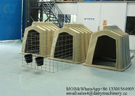 Πλαστικός μόσχος Hutch καταφυγίων μόσχων δωματίων απομόνωσης σπιτιών PE υλικός 2200 * 1200 * 1400 χιλ.